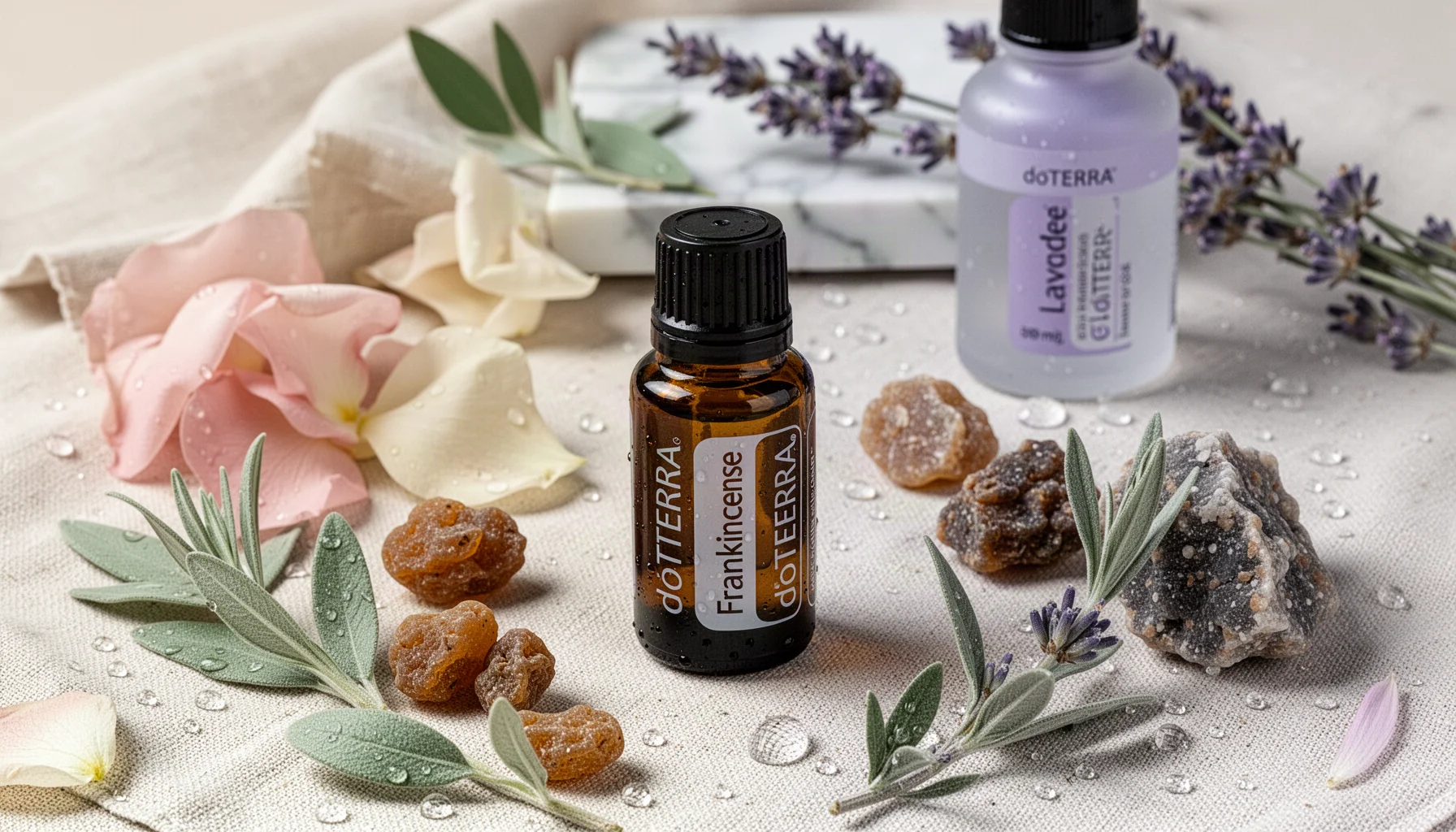 Rutina facial con incienso para piel luminosa
