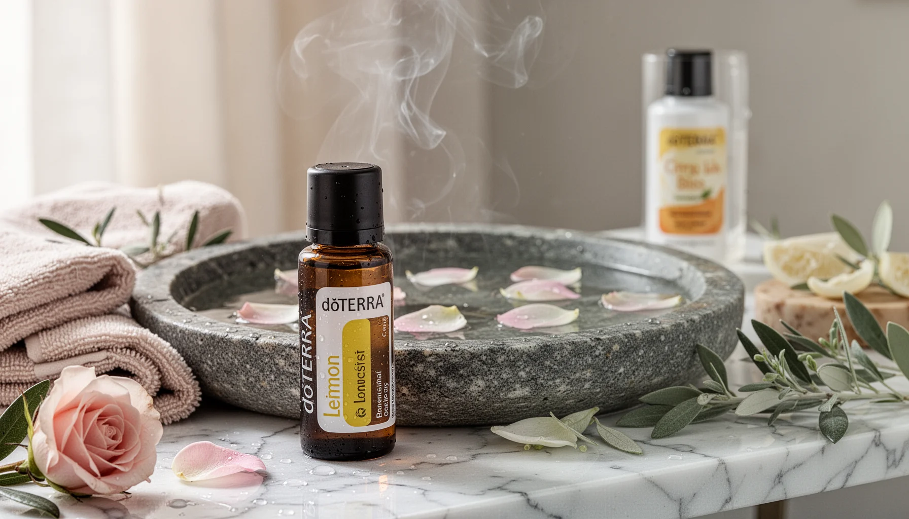 Rituel Spa Visage Maison avec les Produits doTERRA