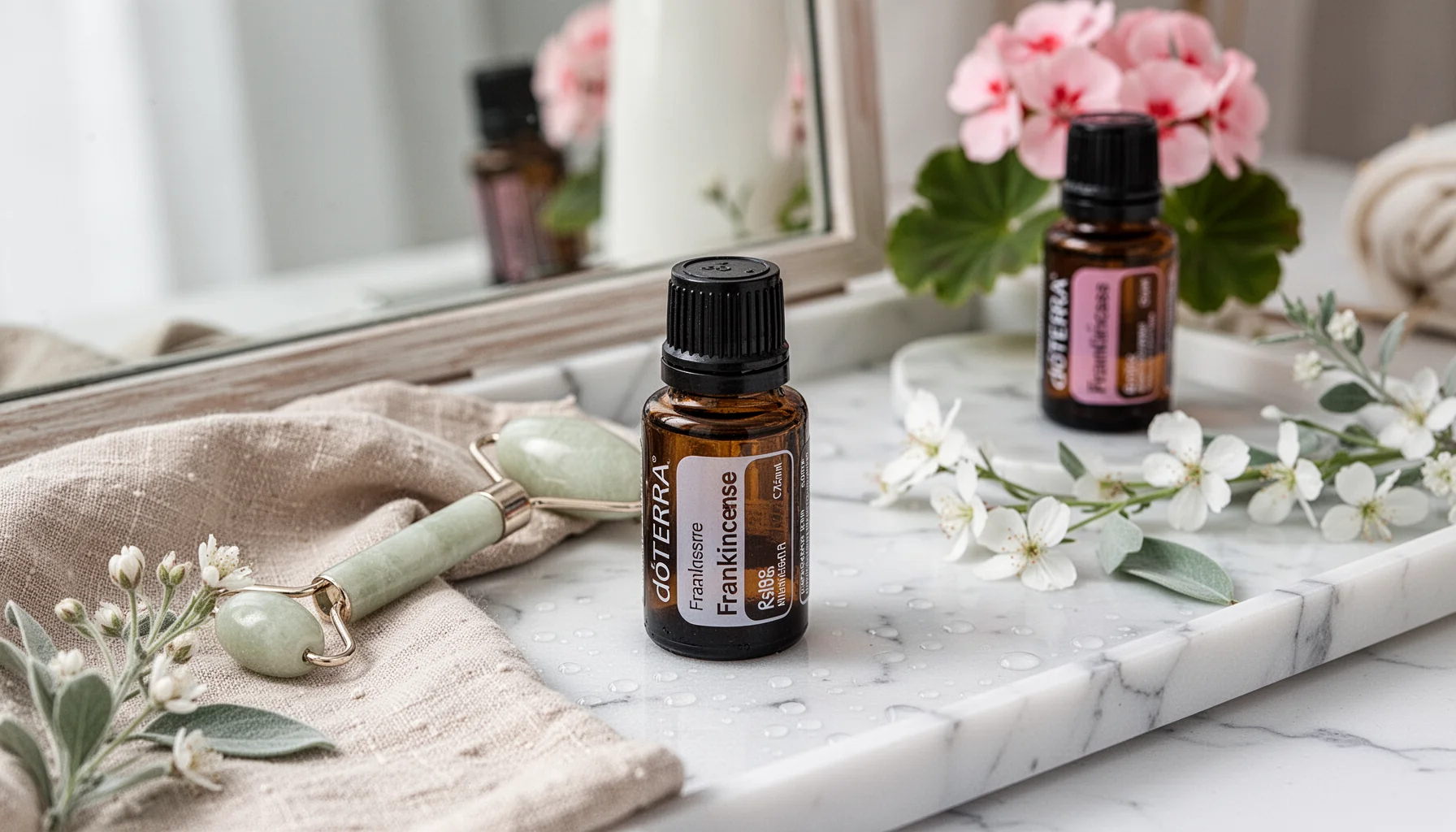 Rituel soin visage doTERRA pour une hydratation douce