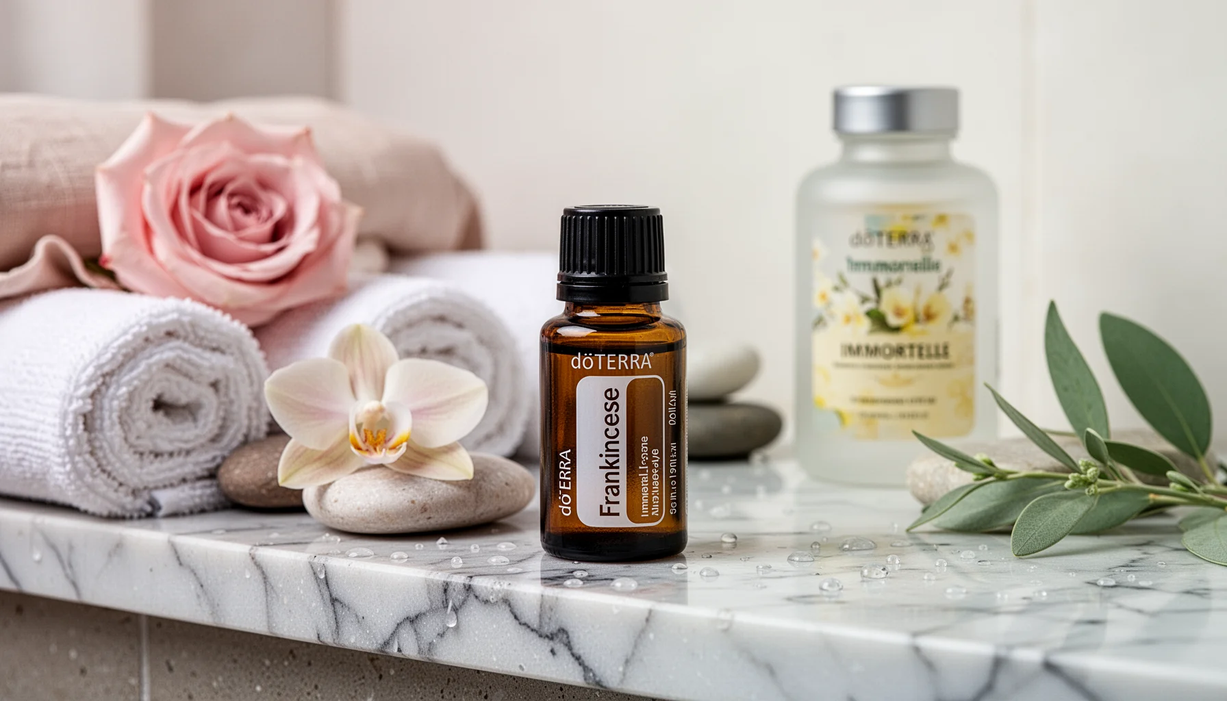 Spa Facial Care Routine at Home with Oils