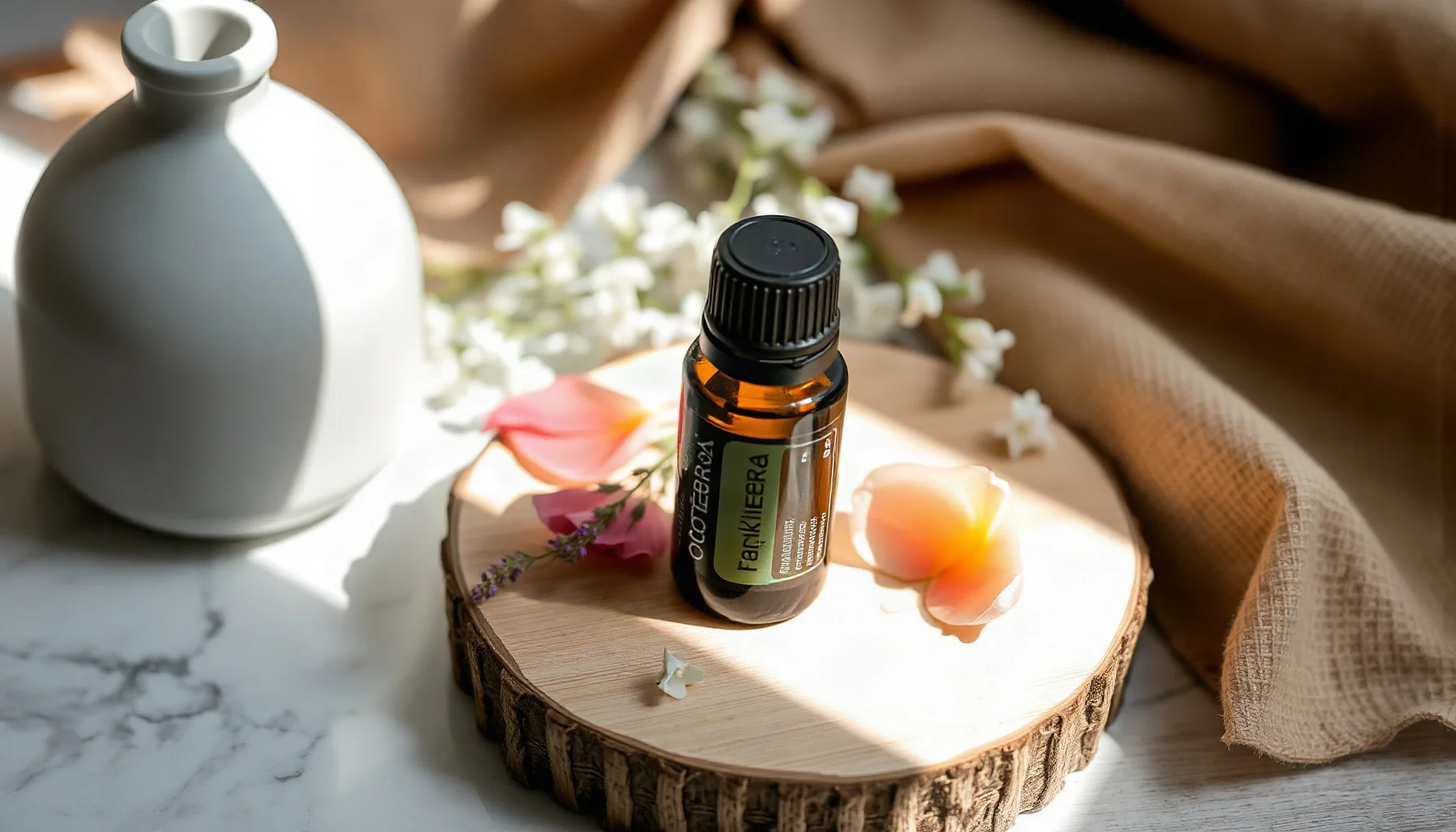 Ulei facial cu tămâie pentru hidratare naturală