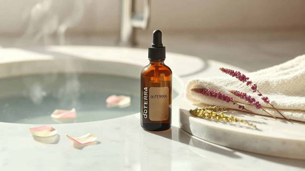 Rituale viso luminoso con oli essenziali doTERRA