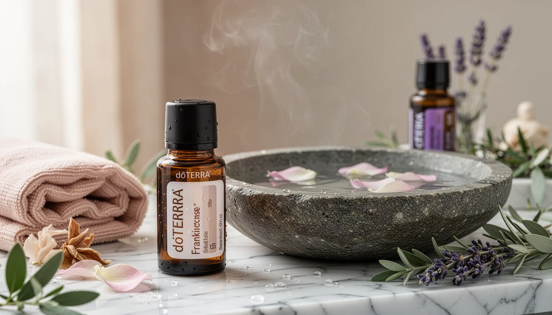 Luxury Spa Self-Care Facial Ritual with Essential Oils