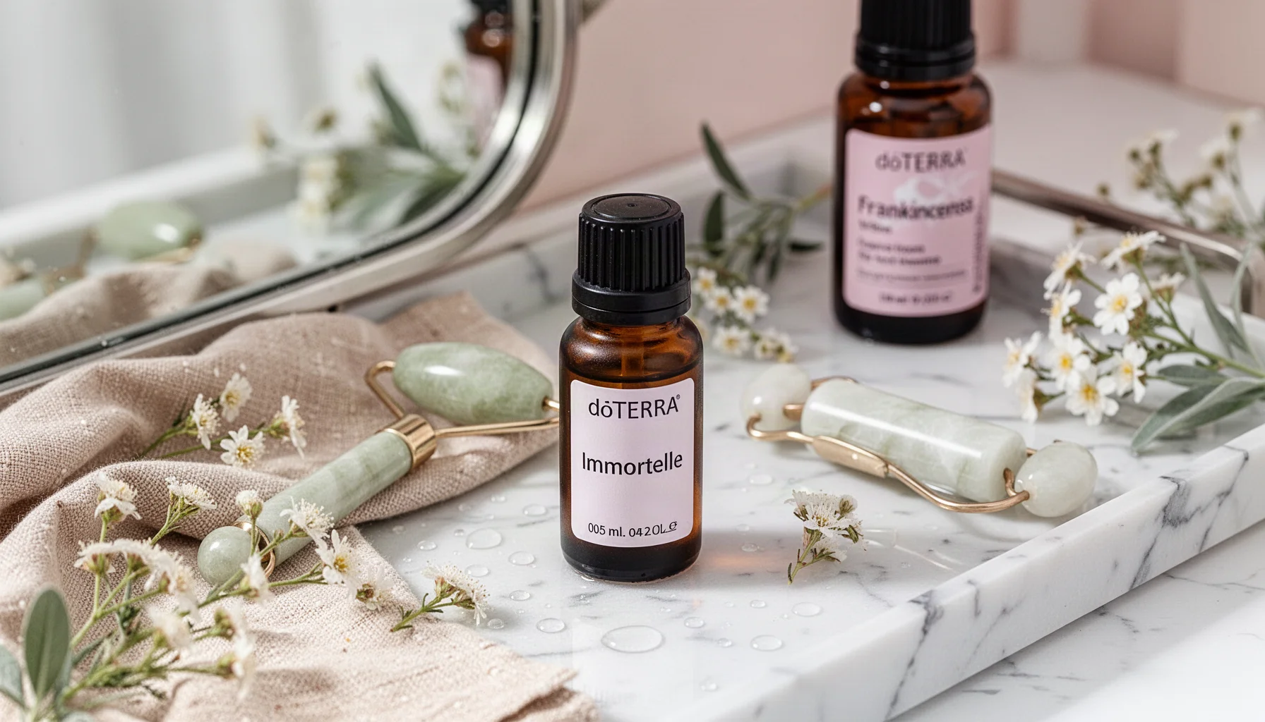 Yarrow Pom Face Oil for Glowing Skin Appearance Routine