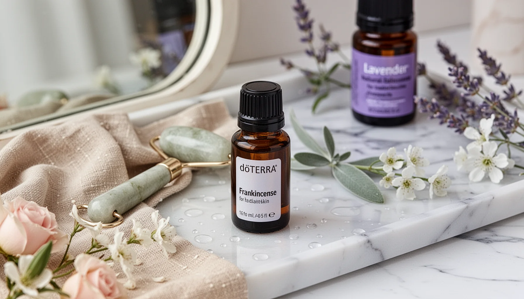 Aceite facial natural para una piel radiante