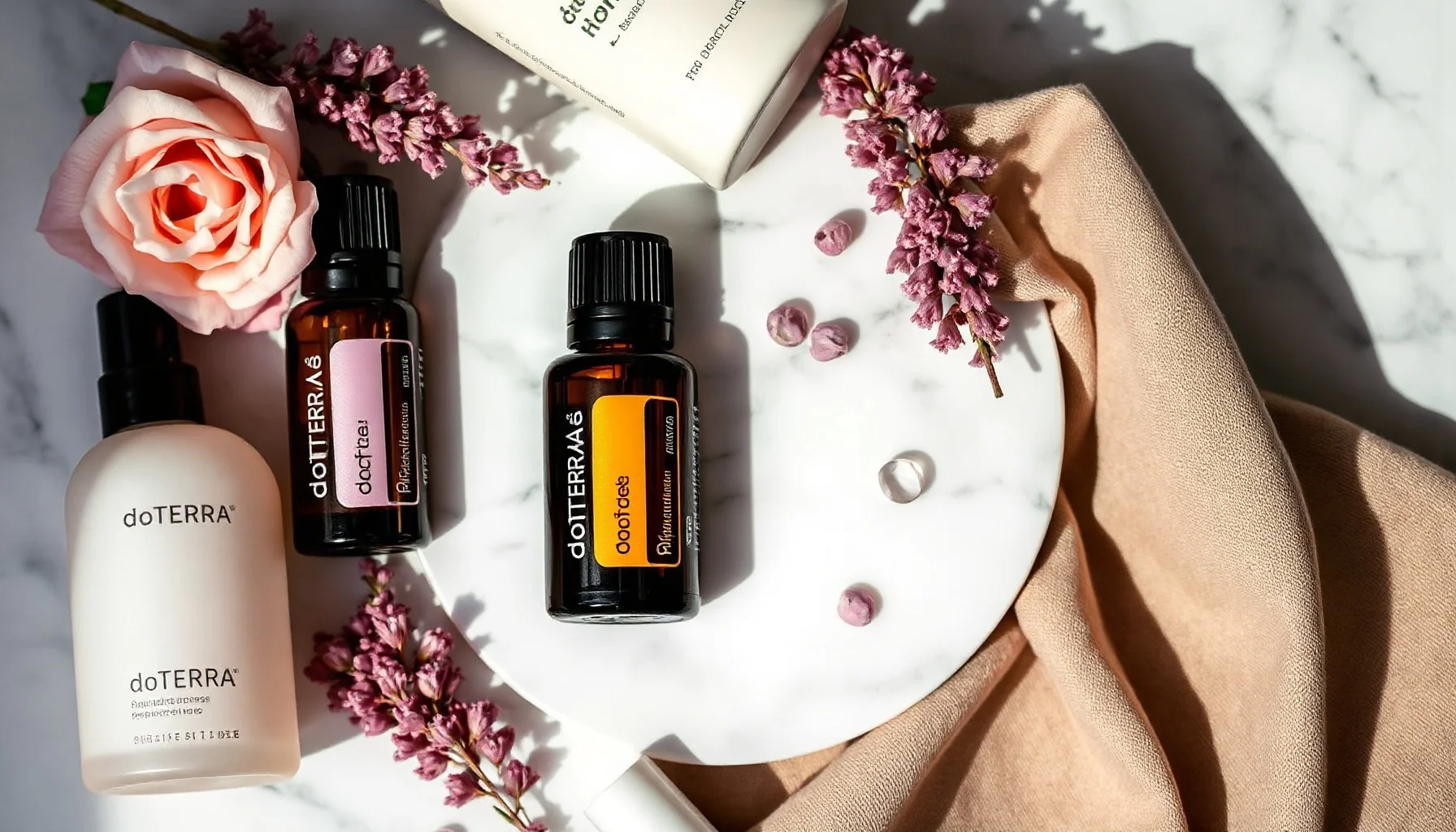 Collection Veráge doTERRA pour le soin visage