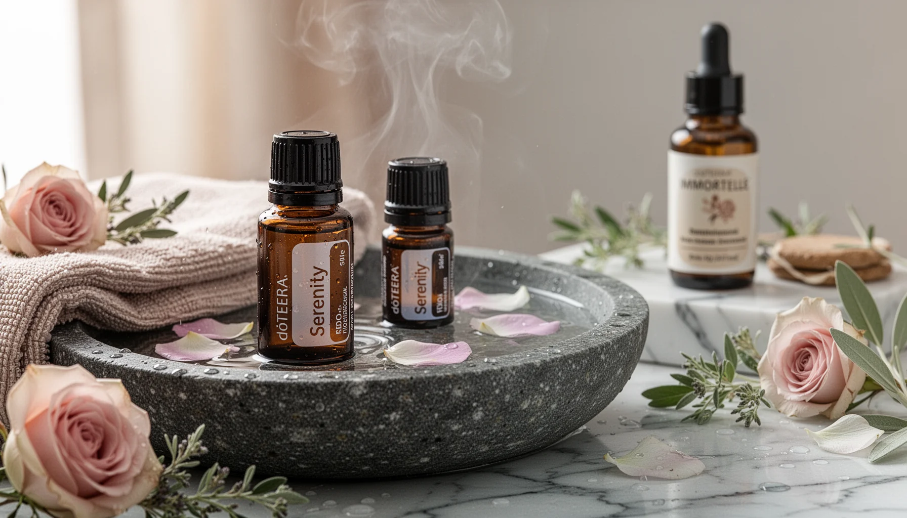 Rytuał spa w domu z pielęgnacją doTERRA