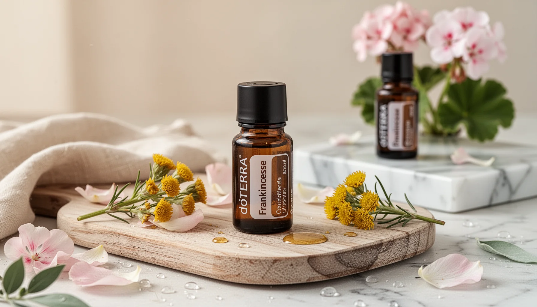 Aceite facial botánico para luminosidad radiante