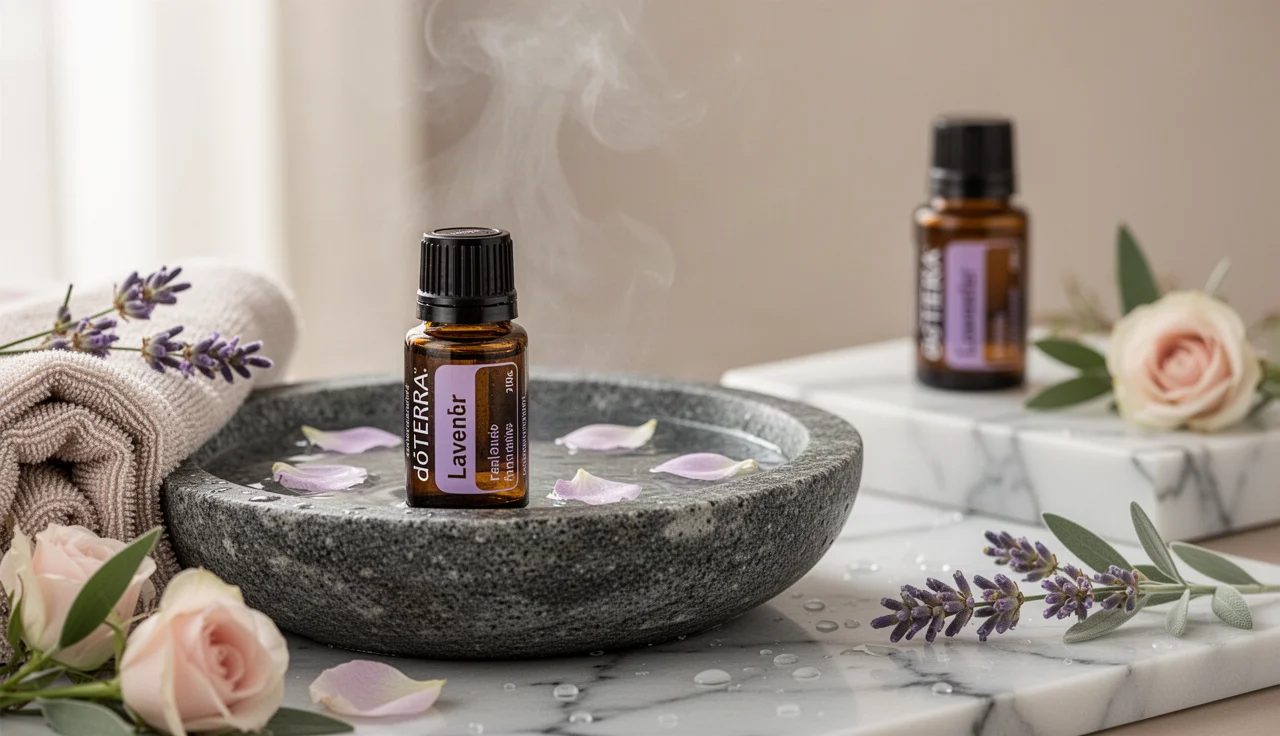 Spa Facial Care Routine with Essential Oils