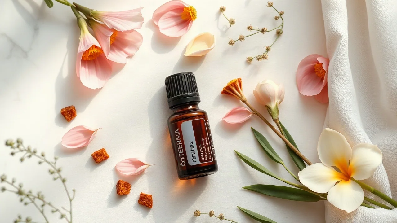 Routine skincare viso con olio di incenso