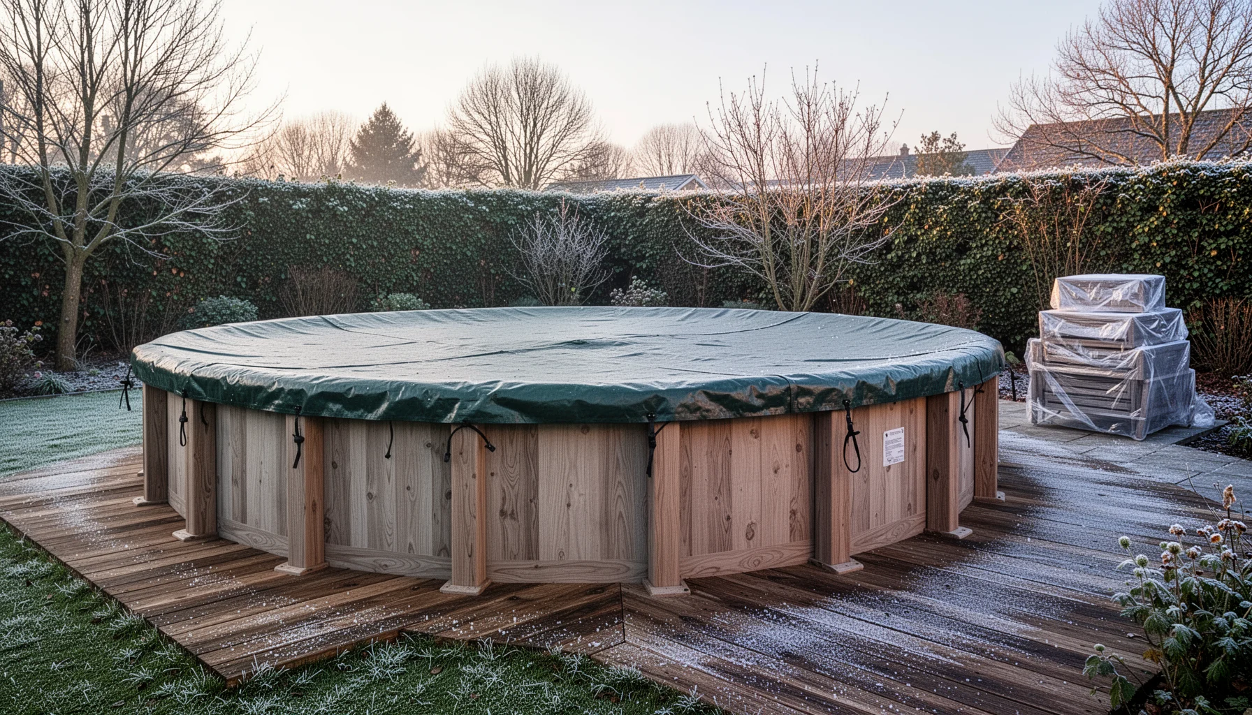 Cómo invernar una piscina desmontable bien